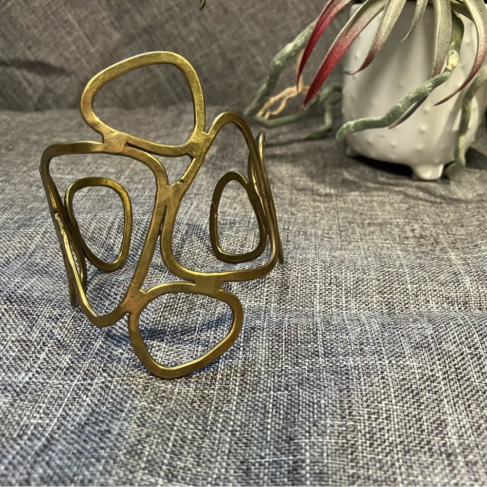 Metal cuff bracelet